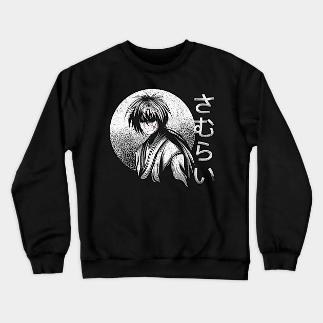 The Red Hair Samurai Crewneck Sweatshirt by oncemoreteez